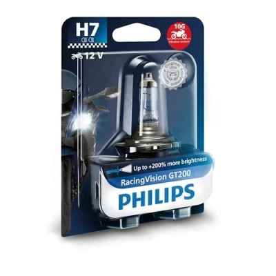 Afbeelding van Philips H7 RacingVision GT200 Moto 55W 12V Motorkoplamp