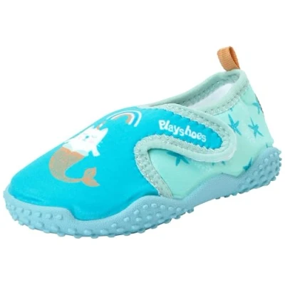 Afbeelding van Playshoes Chaussures aquatiques unisexes pour enfant, Chat de la mer licorne, 22/23 EU