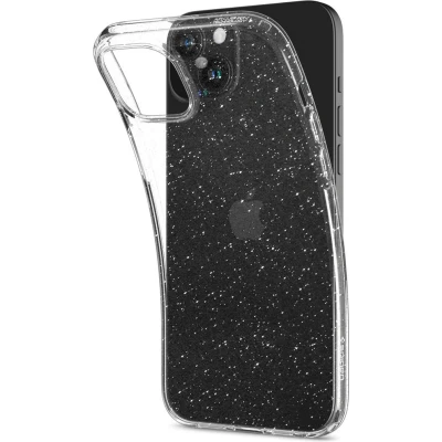 Afbeelding van Spigen Liquid Crystal geschikt voor Apple iPhone 15 Plus Hoesje Glitter Quartz