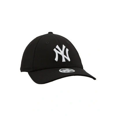 Afbeelding van New Era Female League Essential 9FORTY Pet, Dames, Maat: One Size, Black/white
