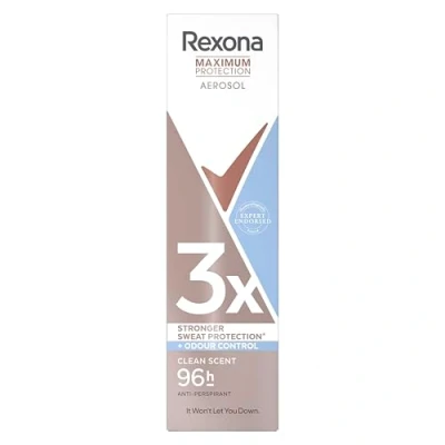 Afbeelding van Rexona Maximum Protection Clean Scent anti transpirant deodorant spray voor dames, 150 ml