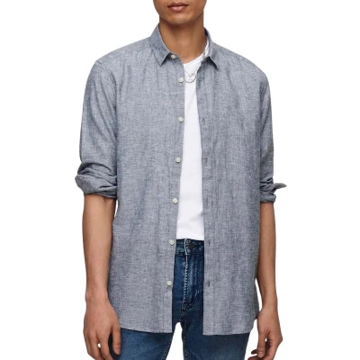 Afbeelding van Only &amp; sons hemd voor heren blauw maat xxl