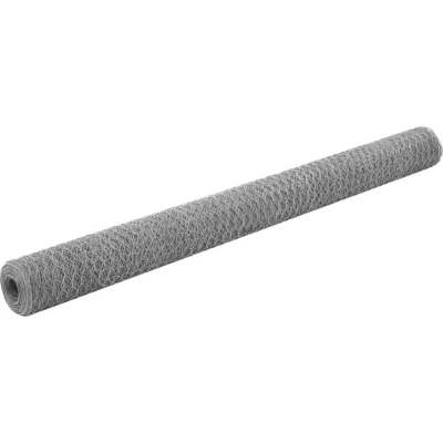 Afbeelding van Kippengaas 25x1,5 m gegalvaniseerd staal zilverkleurig