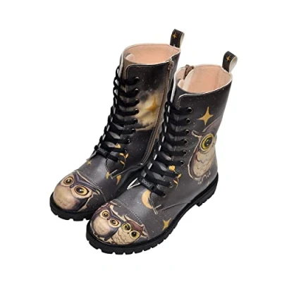 Afbeelding van DOGO Zipsy Dames Laarzen Owls Family 41
