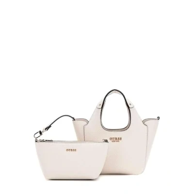 Afbeelding van GUESS Helina Mini Tote Bone, bot, Beenderen