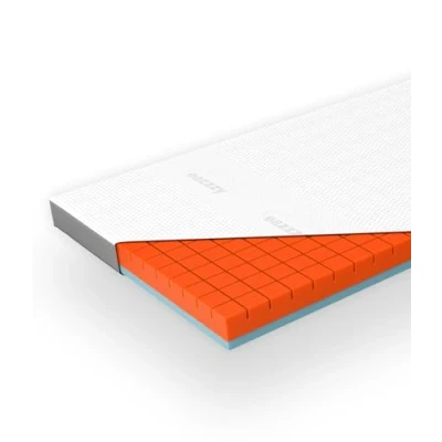 Afbeelding van Genius eazzzy Premium 2 in 1 matrasbeschermer, hoogte 9 cm, omkeerbaar, stevige en zachte kant, ademende mesh overtrek, met hoeklussen, wasbaar, 180 x 200 cm