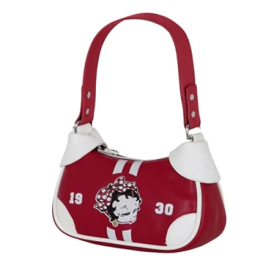 Afbeelding van Karactermania Betty Boop Bourgondië Fancy Casual Tas Varsity
