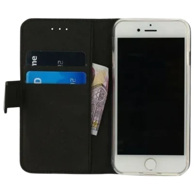 Image de Mobilize Cuir Pu Book Coque Noir Apple iPhone 8/SE 2020/SE 2022