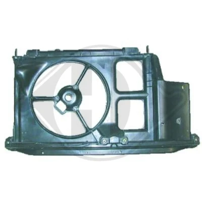 Afbeelding van DIEDERICHS 4225044 Ventilatorhuis PEUGEOT: 206+ Hatchback, 206 Hatchback