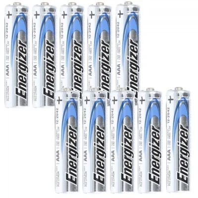 Afbeelding van Energizer Ultimate Lithium batterij doos van 10 AAA 1.5 volt 1260mAh