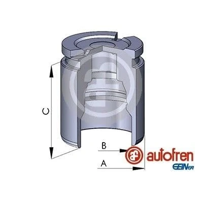 Afbeelding van AUTOFREN SEINSA D025605 Zuiger, remklauw 40 Achteras ATE