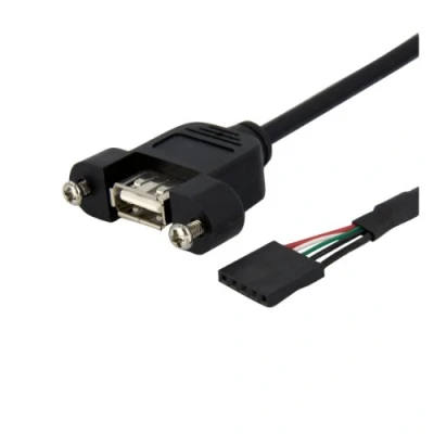 Afbeelding van StarTech.com USB 2.0 adapterkabel 5 pins IDC naar A intern (USBPNLAFHD1)