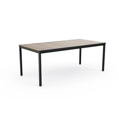 Afbeelding van Tuintafel Porto metaal/kunststof 75x200x95 cm Bruin Kunststof Keter