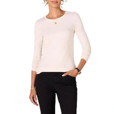 Image de Amazon Essentials T Shirt Col Rond à Manches Longues Coupe Classique (Grandes Tailles Disponibles) Women&#039;s, Avoine Chiné, M