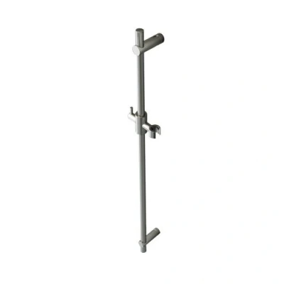 Afbeelding van HotBath Cobber losse glijstang met handdouchehouder 90 cm Geborsteld Koper PVD M311BCP Duurzaam materiaal