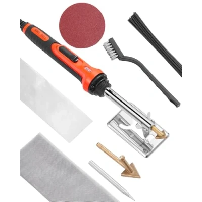 Image de VEVOR Kit Soudure Plastique Fer à Souder 60 W/100 W avec 3 Embouts et 20 Tiges