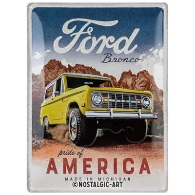 Afbeelding van Wandbord Special Edition Ford Bronco Pride Of America