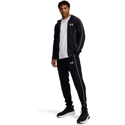 Afbeelding van Under Armour EMEA Tracksuit Novelty SET Trainingspak, Heren, Maat: Small, Black/white