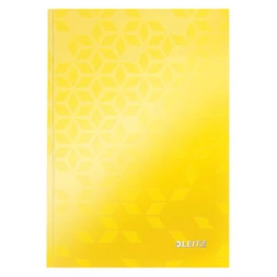 Afbeelding van Notitieboek Leitz WOW A5 160blz 90gr lijn geel