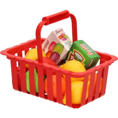 Afbeelding van Ecoiffier 100% Chef Winkelmandje met Accessoires