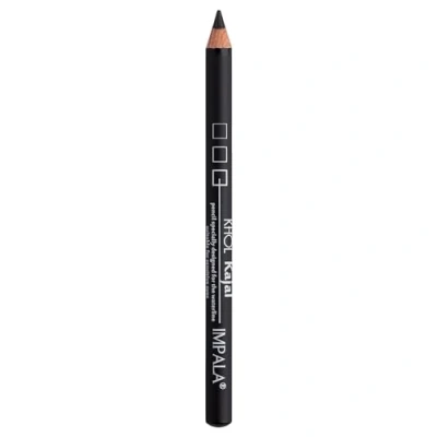Afbeelding van Impala Waterproof Khol Oogpotlood Kleur 81 Intense Black Eyeliner Waterdicht en Langdurig Gladde romige formule Oogmake up