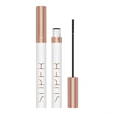 Afbeelding van 4D mascara voor dunne korte wimpers, extra lange waterdicht, volumineuze langdurig, vlekbestendig, zwart (0,1 fl. oz)