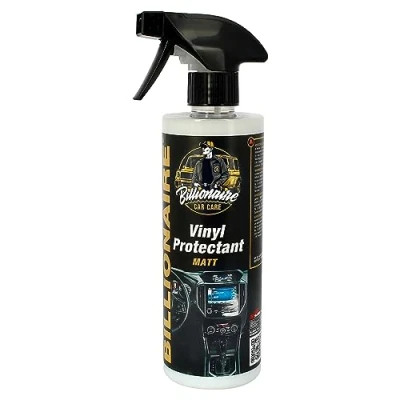 Afbeelding van SUMEX Billionaire Vinyl Protectant Matt Reiniging Dashboard met mat effect, effectief bij overdruk van kunststof, rubber en vinyl, vetvrij UV bescherming, Aroma Coco 500 ml