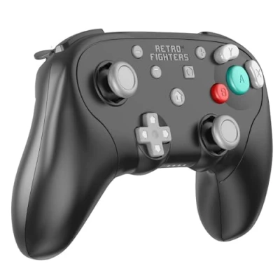 Afbeelding van Retro Fighters BattlerGC Wireless 2.4G Controller Black Gamecube, Game Boy Player, Switch &amp; PC Compatible