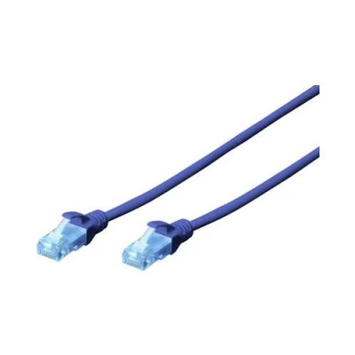 Afbeelding van Digitus DK 1512 030/B RJ45 Netwerkkabel, patchkabel CAT 5e U/UTP 3.00 m Blauw Verdraaide paren 1 stuk(s)