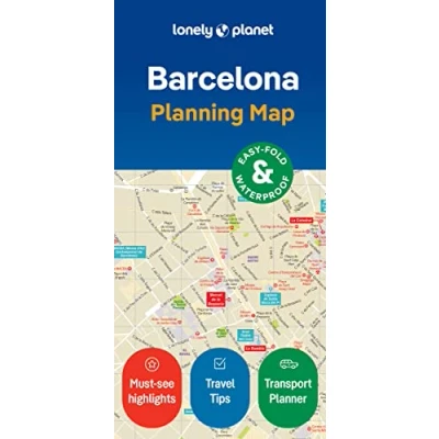 Afbeelding van Map Lonely Planet Barcelona City
