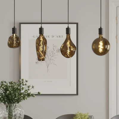Afbeelding van Calex Barcelona XXL Natural E27 LED Lamp Filament Lichtbron Dimbaar 4W Warm Wit Licht