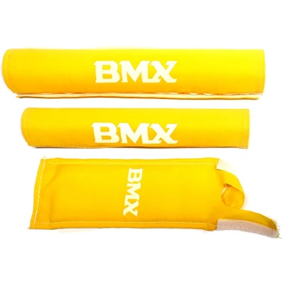 Afbeelding van cross BMX padset geel