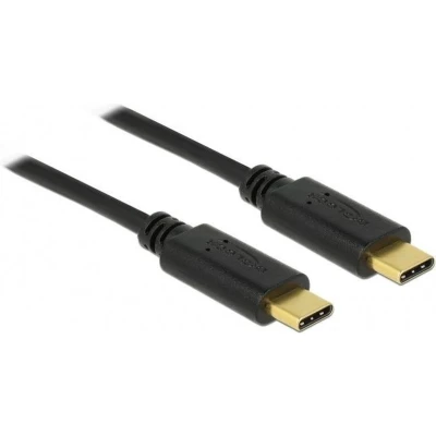 Afbeelding van Premium USB C naar kabel met E Marker chip USB2.0 tot 20V/5A / zwart 4 meter