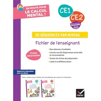Afbeelding van EN ROUTE POUR LE CALCUL MENTAL CE FICHIER ENSEIGNANT
