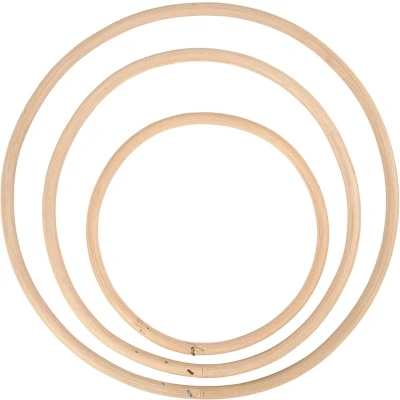 Afbeelding van Creativ Company Bamboe Ring, 3st.