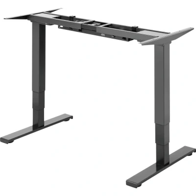 Afbeelding van SpeaKa Professional Zit sta bureauframe In hoogte verstelbaar Hoogte: 620 tot 1280 mm (b x d) 1700 650 Zwart SP SDF 500 9414648