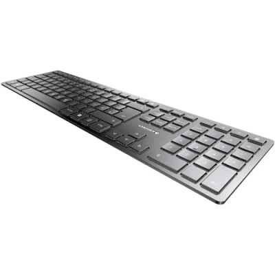 Image de Clavier Cherry KW 9100 Slim JK 9100DE 2 Sans Fil Bluetooth QWERTY FR Noir