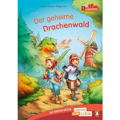 Afbeelding van Penguin JUNIOR Einfach selbst lesen: Der geheime Drachenwald (Lesestufe 1): Erstlesebuch mit kurzen Sätzen für die 1. Klasse. Lesestufe Kinder ab 6 Jahren