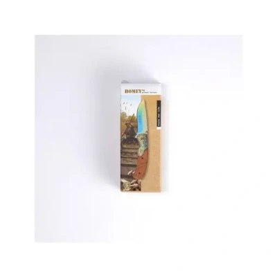 Afbeelding van Homeij Backbone K1 Zakmes Rvs/Hout