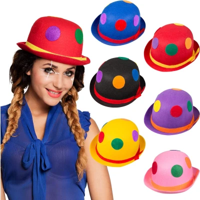 Afbeelding van Boland Hoed Binky bowler assorti 59 Volwassenen Unisex Clown Circus