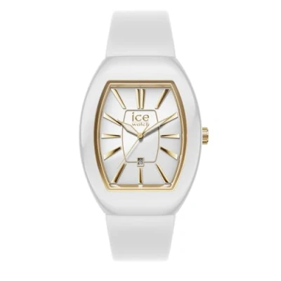 Afbeelding van ICE Watch boliday Dome White gold 024034 Horloge Siliconen Wit Ø 39.5 mm