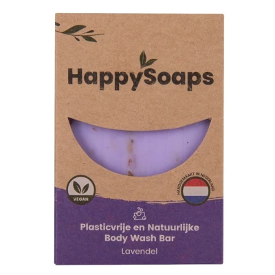 Afbeelding van HappySoaps Lavendel Body Wash Bar 100GR