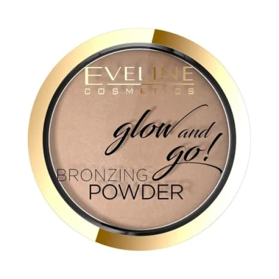 Afbeelding van Eveline Glow And Go! Bronzing Powder Bronzer In Stone 01 Go Hawaii 8.5G