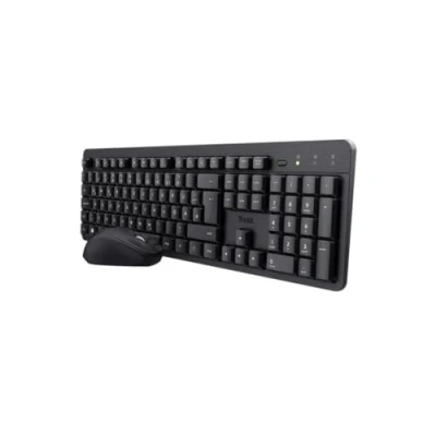 Afbeelding van Toetsenbord en muis Trust 25356 Zwart Qwerty Spaans
