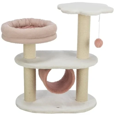 Afbeelding van Trixie Isabella krabpaal wit/oudroze kat