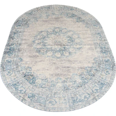 Afbeelding van Veer Carpets Vloerkleed Viola Blue Ovaal 160 x 230 cm