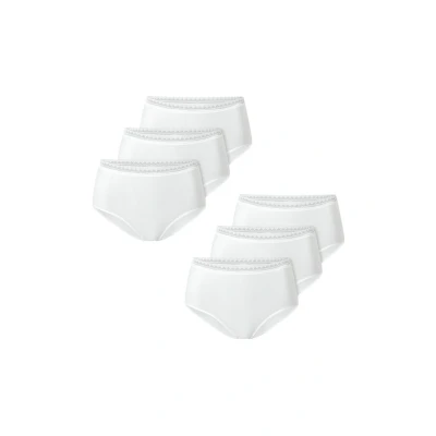 Afbeelding van Schiesser 6PACK Modern Multipacks Slip, Dames, Maat: 36, Weiß