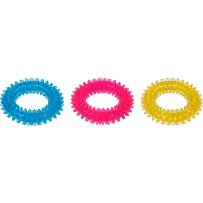 Afbeelding van Hondenspeelgoed TPR Stekelring 9 cm