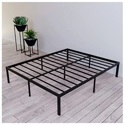 Afbeelding van Bedframe 120x200 met Metalen bodem 36cm by Dreamzie Bed Voeten Bestand, Eenvoudige Montage, Grote Opbergcapaciteit