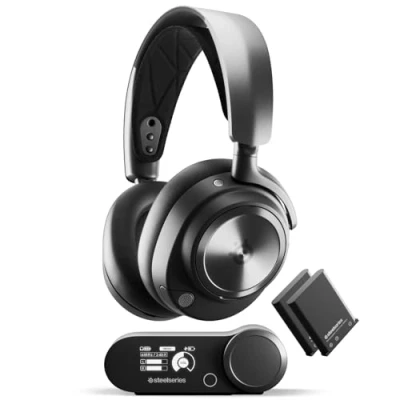 Image de SteelSeries Arctis Nova Pro Xbox Casque gaming multi système Son Hi Res spatial 360 GameDAC Gen 2 Micro ClearCast Xbox, PC, PS5, PS4, Switch